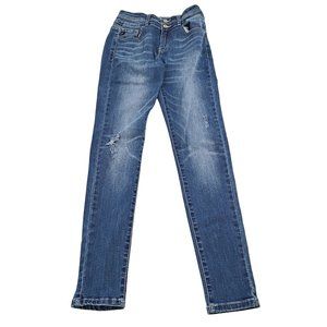 KanCan Women High Rise Skinny Stretch Jeans in Karlie Size 27 Medium Wash